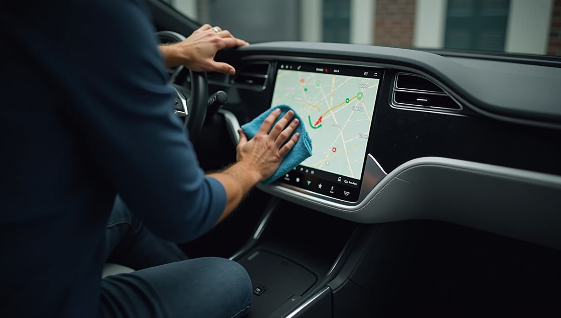 Tesla detailing – czyszczenie ekranów?